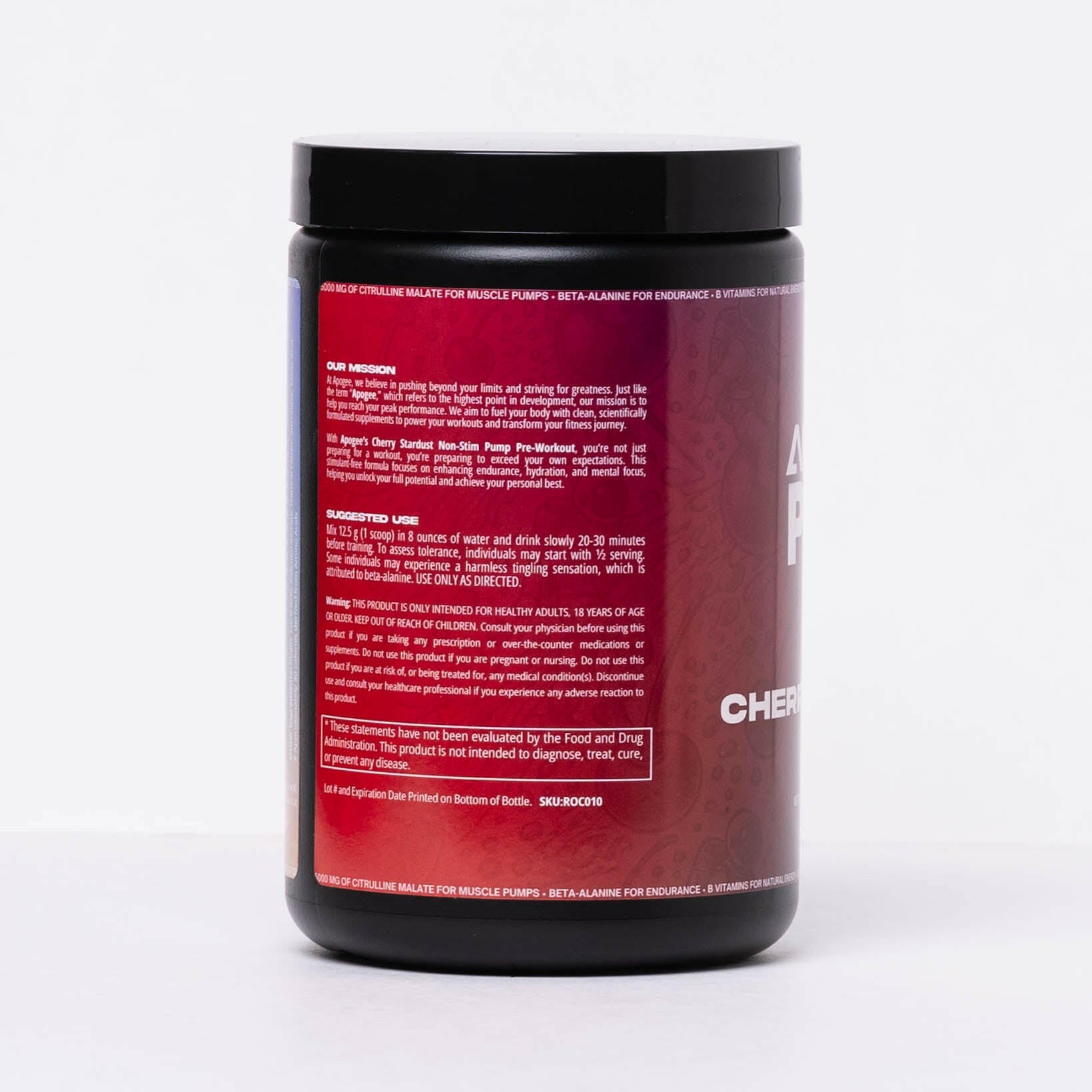 APOGEE PUMP MATRIX CHERRY STARDUST PRE-WORKOUT | NON STIM |
