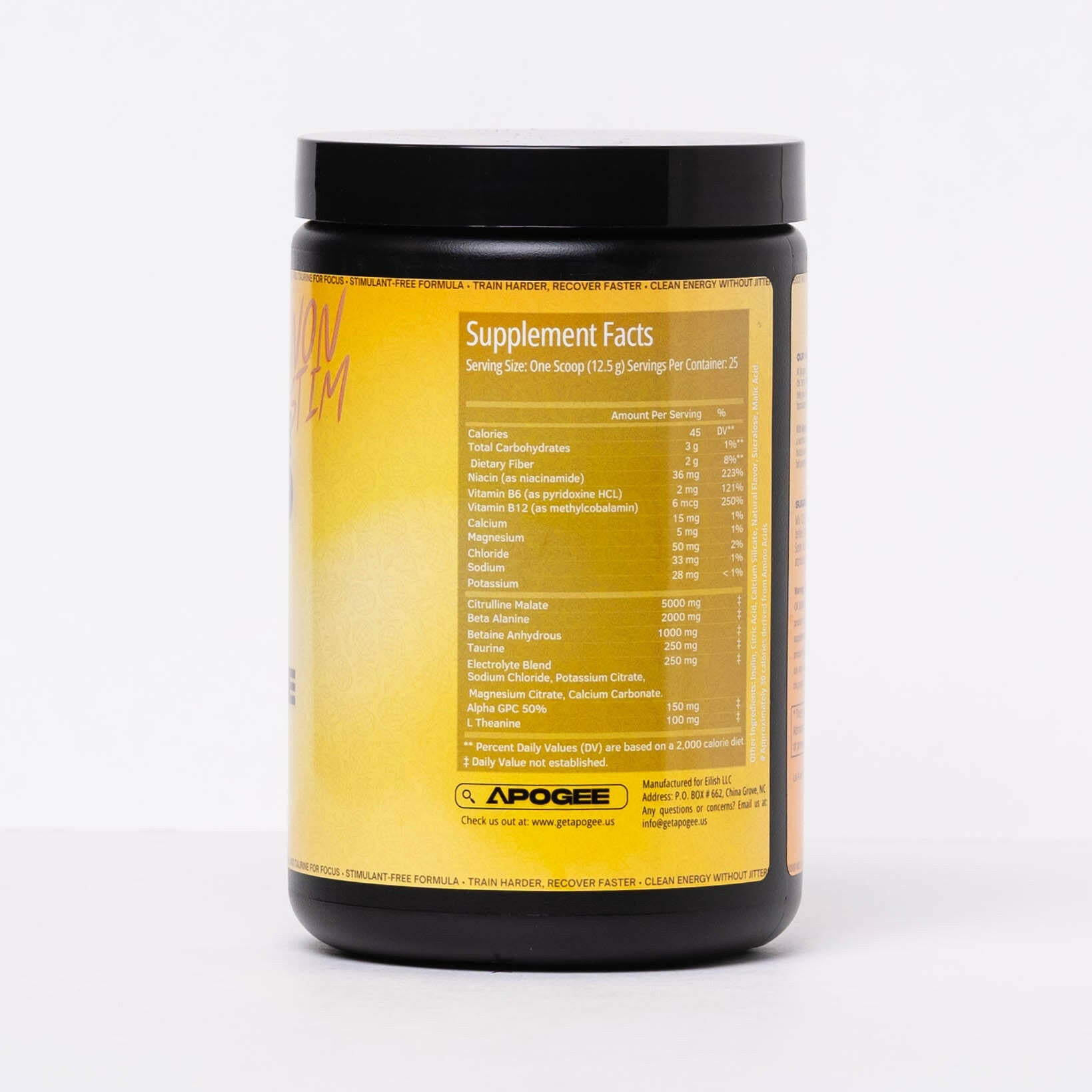 APOGEE PUMP MATRIX PINEAPPLE APOGEE PRE-WORKOUT | NON STIM |
