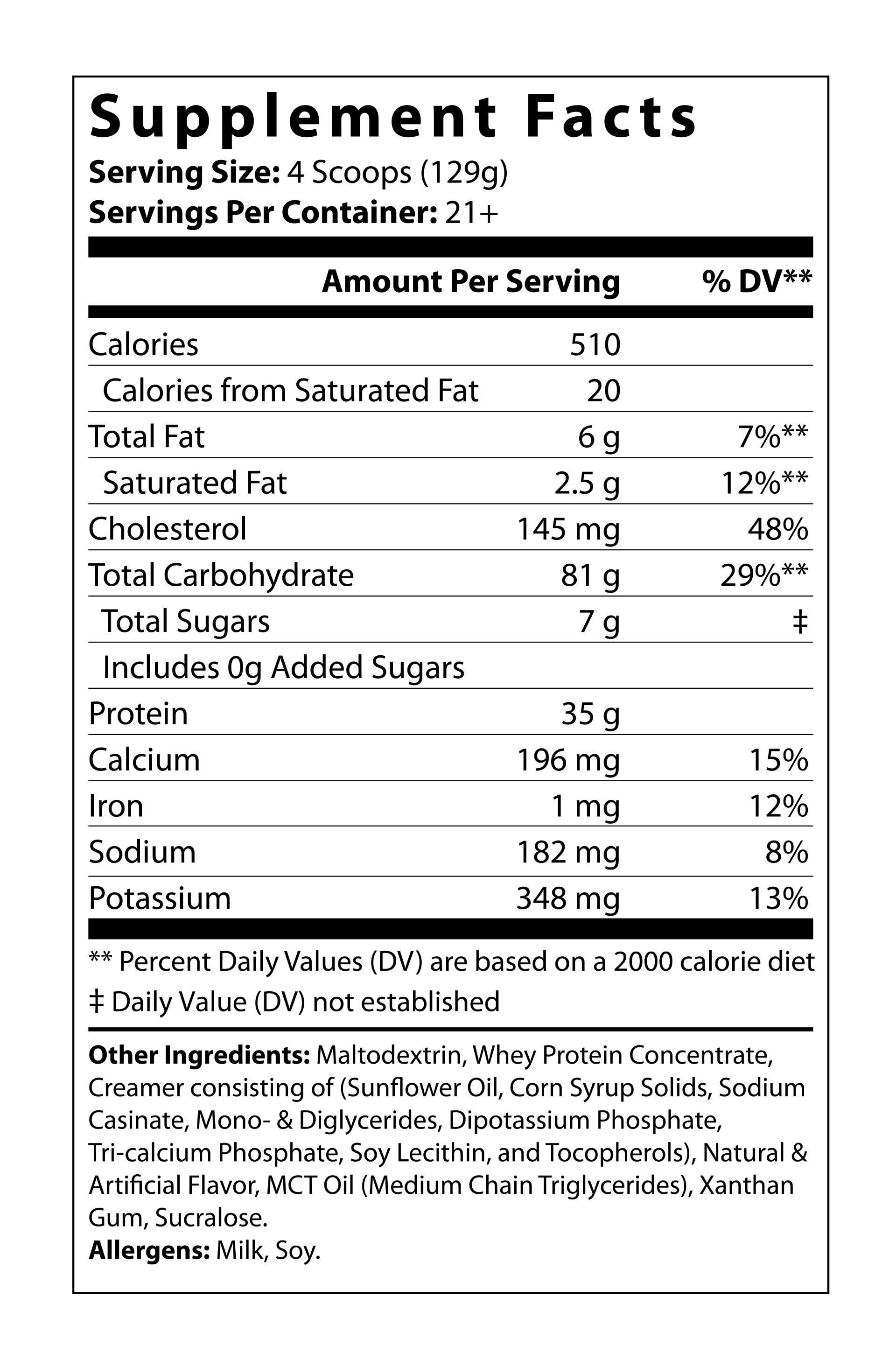 APOGEE HORCHATA WHEY ISOLATE PROTEIN +