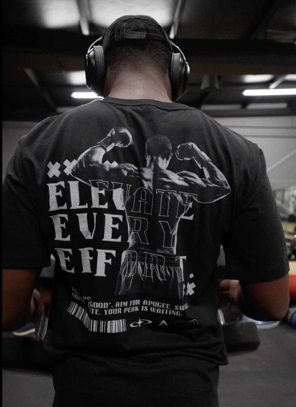 Spring 24' Collection | ELEVATE EVERY EFFORT (T-Shirt) LIMITED DROP (BLACK)